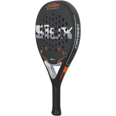 Siux Pala de Padel Cayman Negra Potencia y Control Equilibrados Goma EVA Media/Dura Carbono 3K Siux Pala de Padel Cayman Negra Potencia y Control Equilibrados Goma EVA Media/Dura Carbono 3K